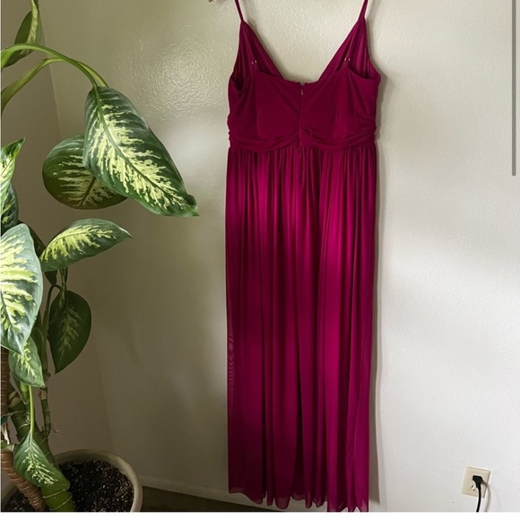 Lulus | Queen of the Evening Magenta Maxi Dress - Picture 7 of 8